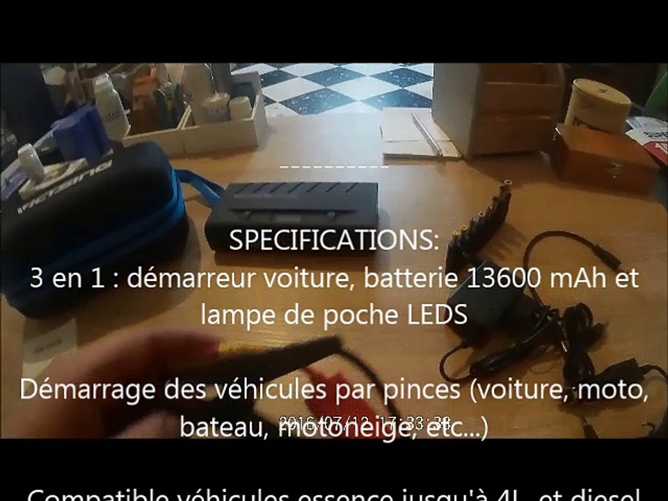 JUMP STARTER 3 en 1 VICTSING