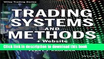 Read Trading Systems and Methods   Website (5th edition) Wiley Trading  Ebook Free