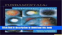 Read Fundamentals of International Business (with World Map and InfoTrac) E-Book Free