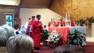 Cardinal Tagle Mass at St Columba Cath Ch-6/29/14