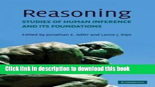 Read Reasoning: Studies of Human Inference and its Foundations  Ebook Free