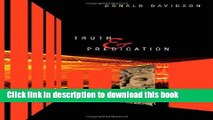 Download Truth   Predication  Ebook Online
