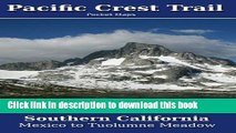 Read Pacific Crest Trail Pocket Maps -  Southern California E-Book Free