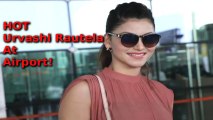 Hot Urvashi Rautela And the Great Grand Masti Team Spotted At Airport