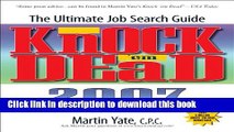 Download Knock  em Dead: The Ultimate Job Search Guide (Knock  em Dead: The Ultimate Job-Seekers