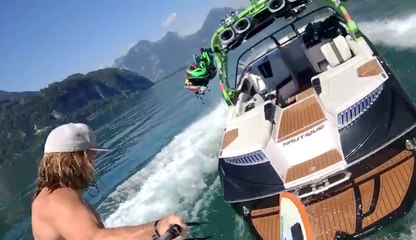Wakesurfing en ghostriding