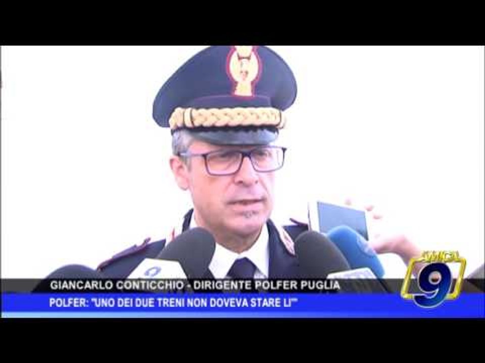 Polfer: "Uno dei due treni non doveva essere lì"