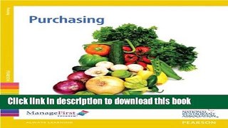Download Purchasing, 2nd Edition (Managefirst)  PDF Online