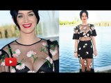 Katy Perry Flaunts Cleavage In See Through Dress