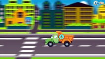 Emergency Vehicles Police Car & Tow Truck. Cars & Trucks Cartoons for children. Kids Cartoon
