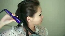Easy Messy Updo Hair Tutorial