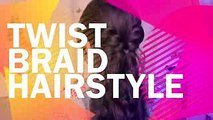 Easy Twist Braid Hairstyle