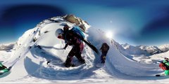 Le Goût du risque 360° - extrait Snowboard avec Géraldine Fasnacht