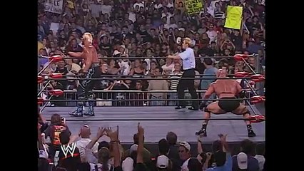 Goldberg wins the WCW World Heavyweight Championship