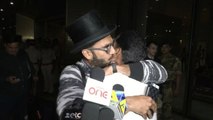 Ranveer Singh HUGS & KISSES Reporter At Airport