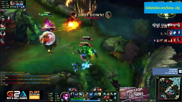 LoL Epic Moments #2 - Best Wombo Combo Nunu + Gnar League of Legends