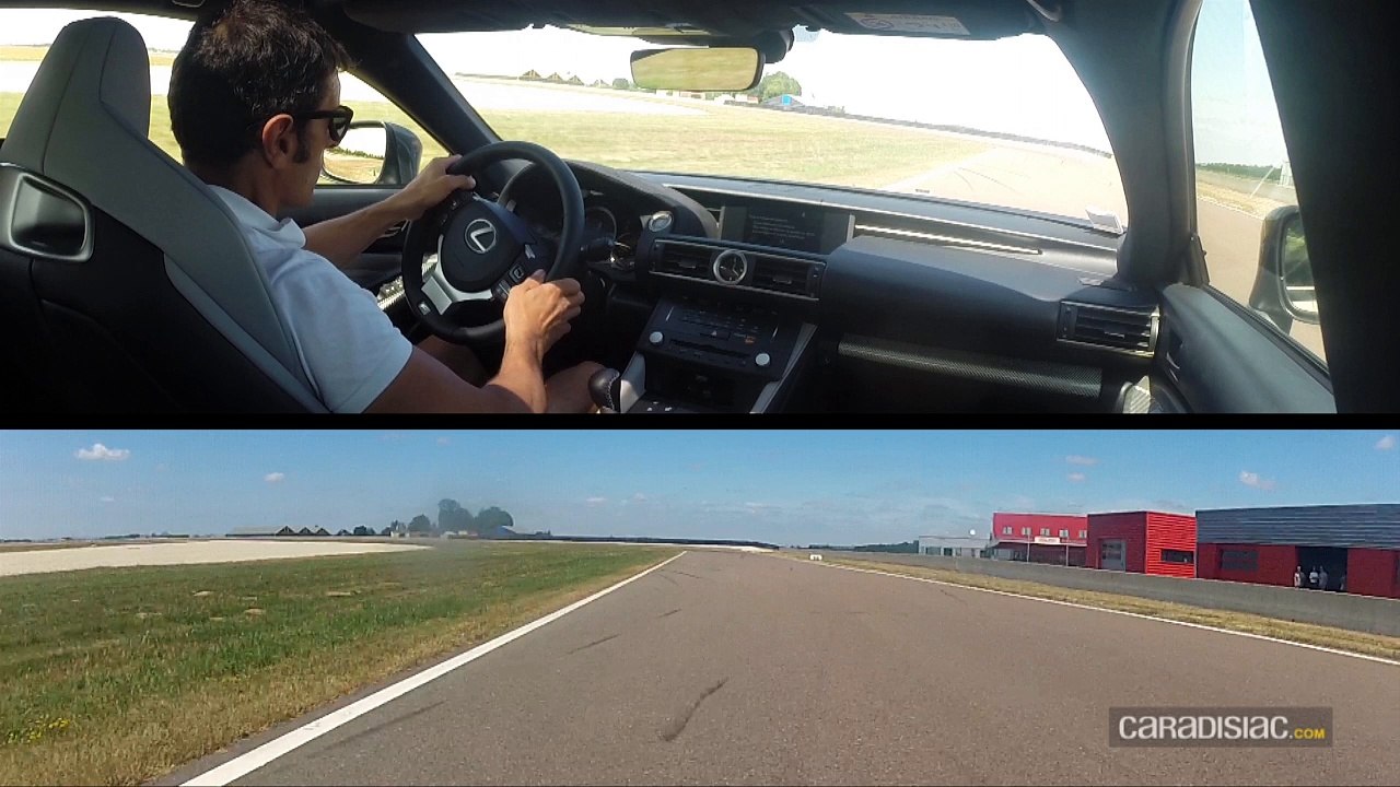 Le tour chrono de la Ferté Gaucher à bord de la Lexus RC-F