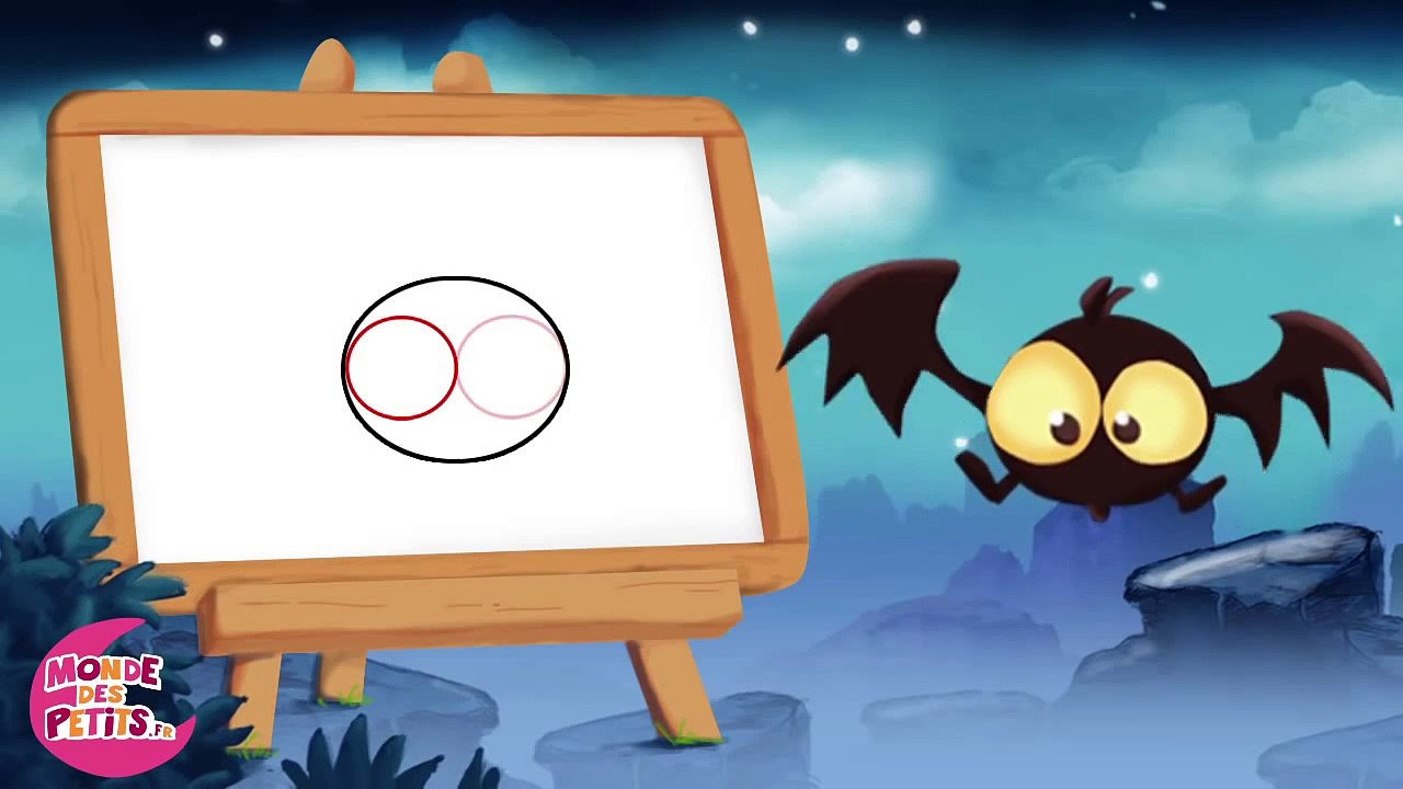 Comment dessiner une chauve-souris d'Halloween