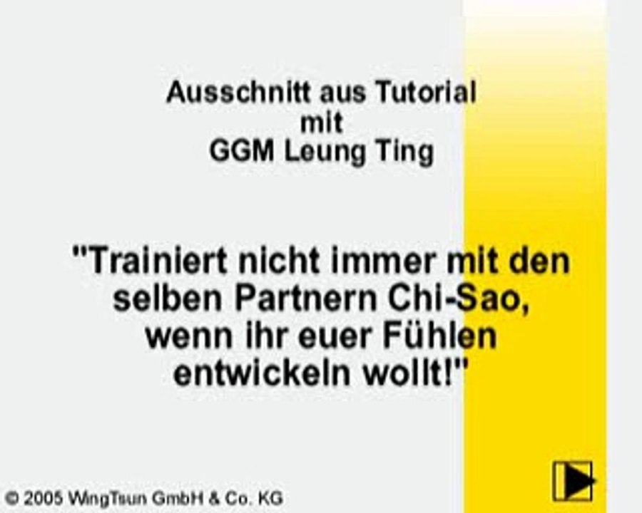 Wing Tsun Leung Ting Tutorial Chi Sao 15