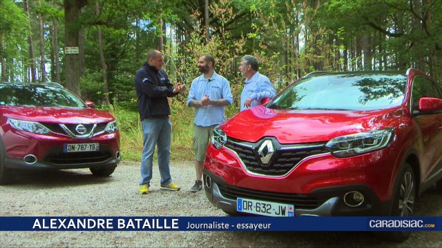 Comparatif - La Renault Kadjar face à ses rivales Peugeot 3008 et Nissan Qashqai