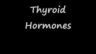 FLUORIDE:  Thyroid Hormones  8 / 20