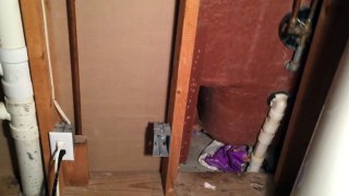 We found a secret room in our house! Creepy!  (1 of 5)