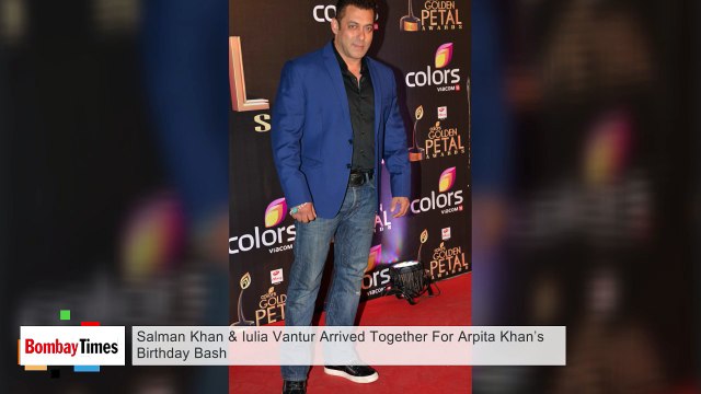 Salman Khan & Iulia Vantur Arrived Together For Arpita Khan’s Birthday Bash