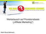 Vortrag über den Onlinemarketing-Mix Teil 10 - Affiliate Marketing