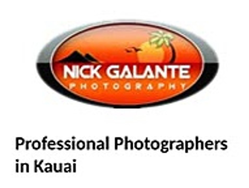 Professional Photographers in Kauai
