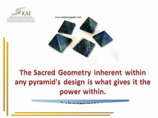 Seven Chakra Bonded Pyramids for Sale