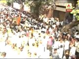 Crowd at Mumbai roads  to bids adieu Shiv Sena supremo Bal Thackeray