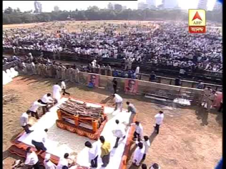 Last journey of Shivsena leader Bal Thackaray  from Matashree