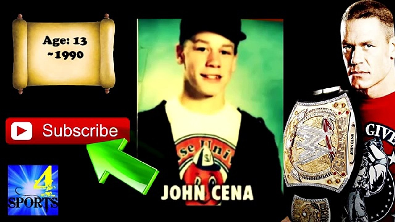 JOHN CENA ● THEN AND NOW