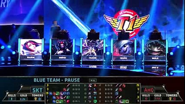 SK Telecom T1 vs ahq Game 3 Quarter Finals LoL S5 World Championship 2015 SKT vs AHQ G3 Worlds