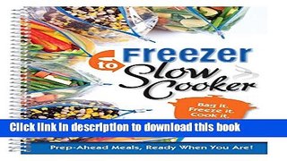 Read Freezer to Slow Cooker  Ebook Free