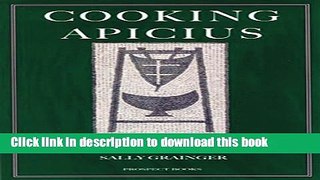 Read Cooking Apicius  PDF Free
