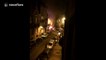 Fire raging in Saint-Gilles, Brussels
