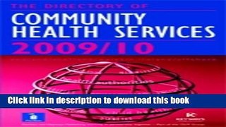 Read Directory of Community Health Services Ebook Free
