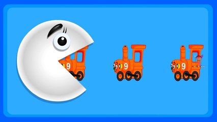 Colors for Children to Learn with Packman | Colors for Kids with Train | Kids Learning Videos