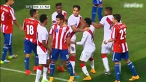 Lujo de Yordy Reyna enoja a los paraguayos. Peru 2-1 Paraguay 2014