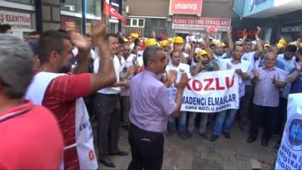 Zonguldak Ttk'nın Özelleştirileceği İddiaları Üzerine Madenciler Eylem Yaptı-1