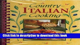 Read Country Italian Cooking  Ebook Free
