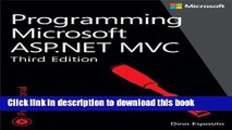 Read Programming Microsoft ASP.NET MVC (3rd Edition)  Ebook Free