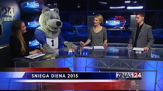 TV 24 Rīga intervija ar Annu Bondari par Pasaules Sniega Dienu