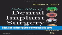 Read Color Atlas of Dental Implant Surgery, 3e  Ebook Free