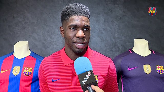Samuel Umtiti, primeras palabras como jugador del FC Barcelona