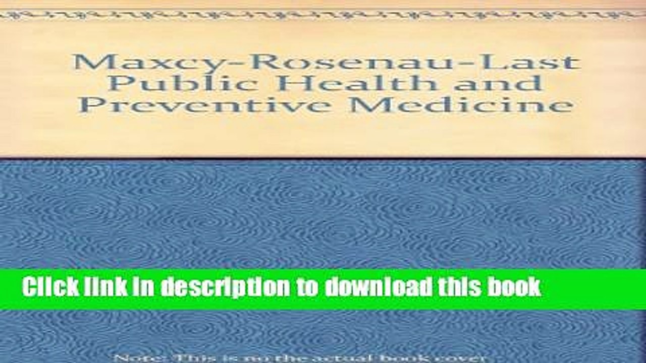 Read Public Health   Prevention Medicine Ebook Free