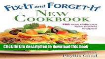 Read Fix-It and Forget-It New Cookbook: 250 New Delicious Slow Cooker Recipes!  Ebook Free