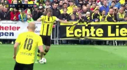 Aubameyang Goal HD - Borussia Dortmund 1-0 St. Pauli 14-07-2016