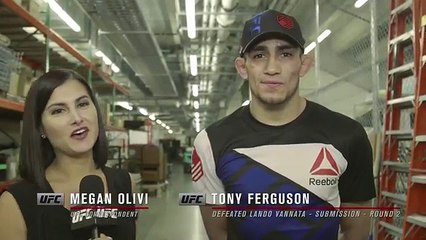 Fight Night Sioux Falls Tony Ferguson Backstage Interview ufc 2016